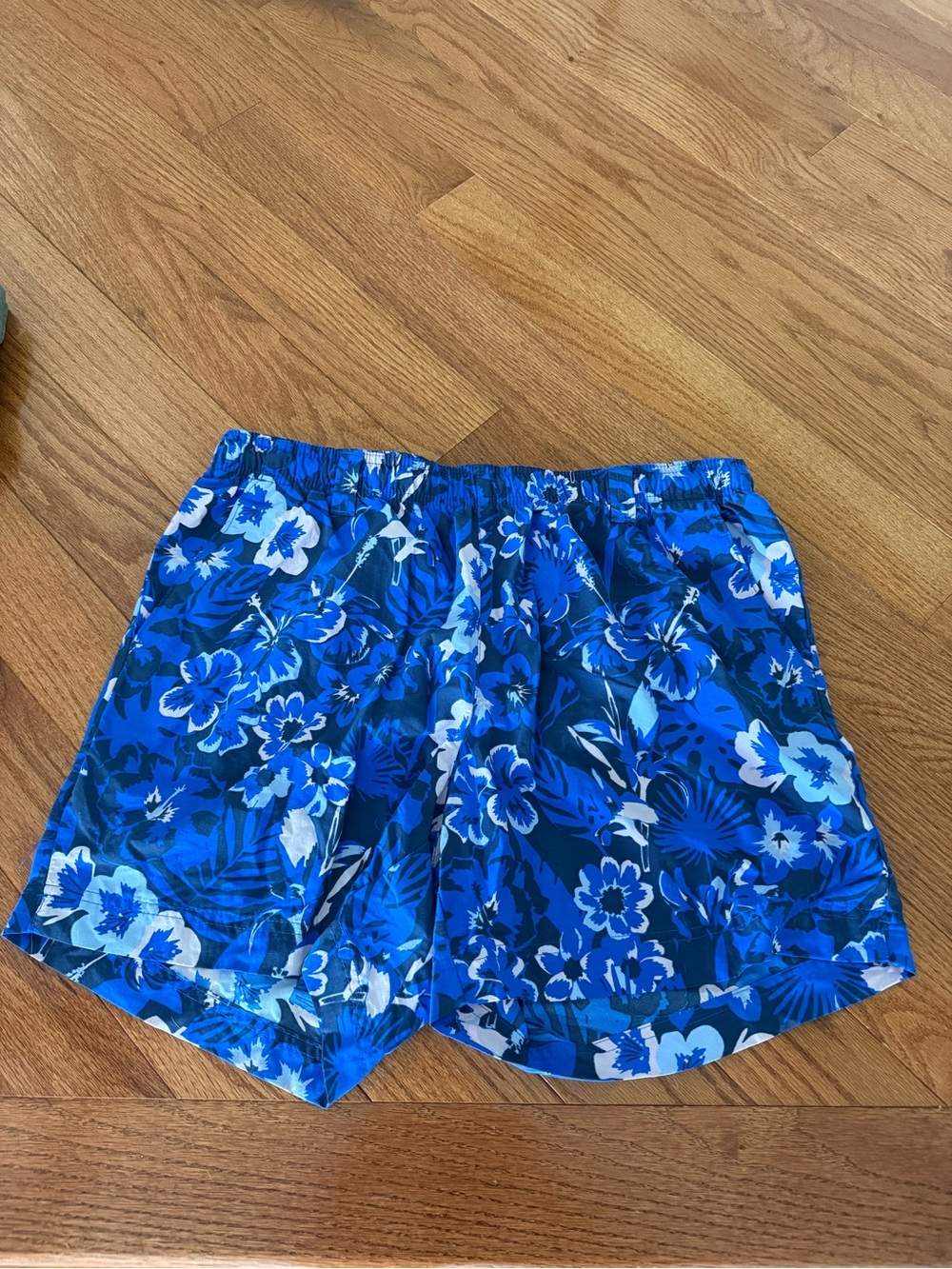 Columbia Blue Floral Swim Shorts